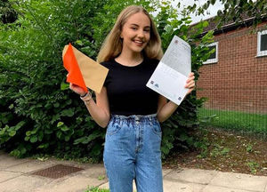 GCSE results day at Thomas Adams School