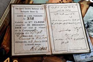The Cairo tram pass which piqued Ash's curiosity