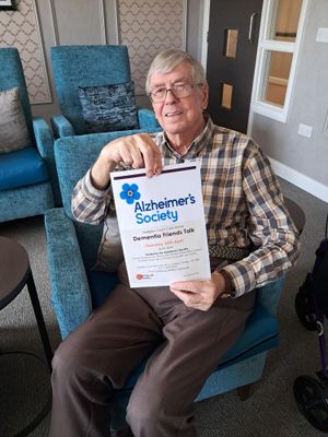 HC-One’s Sedgley Court Care Home resident representative, Alan Wedge