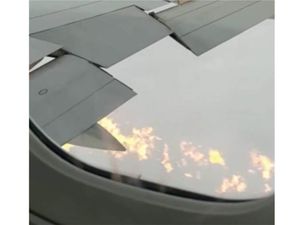 Supporting image for story: Jet flames ignited by fuel leak, investigators find
