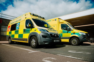 Ambulance crews are seeing fewer patients due to time spent queuing at hospitals