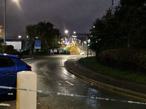 Police lights could be seen stretching down Hurst Lane and Level Street