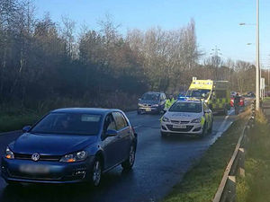 Supporting image for story: Queues near Telford's Wrekin Retail Park after crash