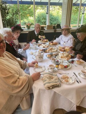 Afternoon tea at the Chalybeate Tea Rooms at the Rock Park in Llandrindod Wells