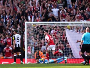 Supporting image for story: Declan Rice’s stunning strike secures Arsenal’s Champions League place