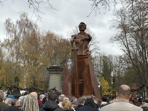 Supporting image for story: Fighting From Home sculpture honours vital Second World War workers