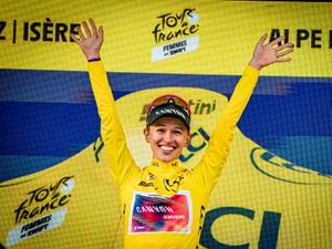 Supporting image for story: Kasia Niewiadoma-Phinney recalls ‘unforgettable’ 2024 Tour de France Femmes win