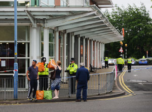 Sainsbury's stayed closed while forensic teams investigated the crime scene