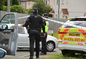 Armed police are at the scene in Hodnet Drive, Pensnett.