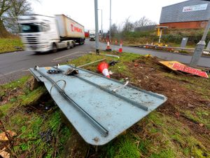 Supporting image for story: Anger over litter and highways clutter after M5 Oldbury Viaduct works