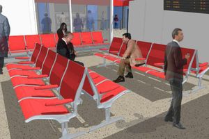New seating will be one feature of the renovated station