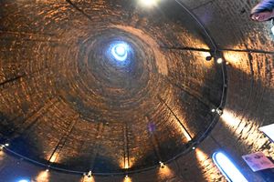 The inside of the Glass Cone is an evocative sight