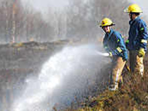 Supporting image for story: Blaze rips through Chasewater