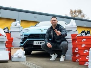 Supporting image for story: Black Country businessman hands out £10k worth of designer trainers to school pupils