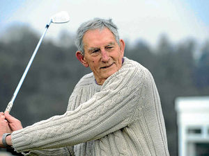 Supporting image for story: Roy still walking golf course at 90