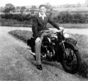 Gordon won many scrambling championship titles in the 350cc class