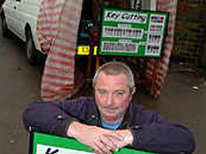 Supporting image for story: Key cutter facing lock-out from market