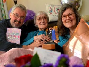 Supporting image for story: Card from the King as Walsall's Marion celebrates 100th birthday 