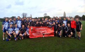 Owen Richards with the teams