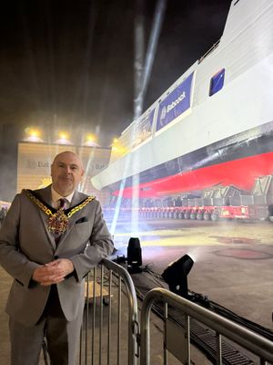 The Mayor said he was honoured to be there to see the rollout