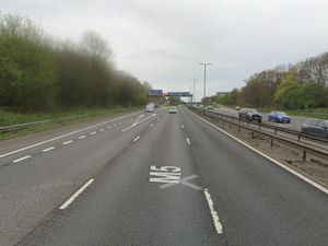 Supporting image for story: Woman injured as HGVs crash on motorway in Sandwell with one 'shedding sand'