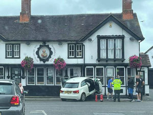 Supporting image for story: Car hits bollards and narrowly avoids pub in Newport crash