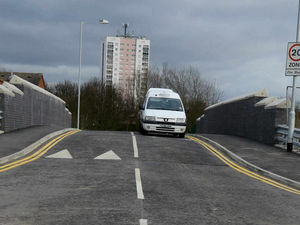 Supporting image for story: At last! Walsall railway bridge reopens after two years