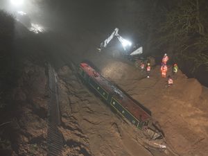Supporting image for story: Final canal boat winched from Whitchurch breach - as attention turns to investigating catastrophic failure