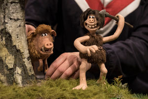 Dug and Hognob, the lead characters in new Aardman film.