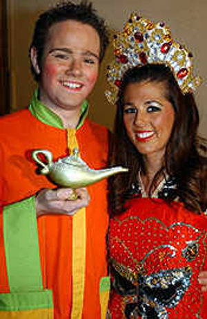 Youngsters and adults alike flocked to Shrewsbury's Music Hall to see a festive pantomime performance of Aladdin.