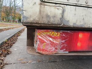 Supporting image for story: Caught by the fizz – Police pull over HGV driver after Lucozade bottle found in place of indicator