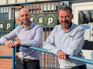 FSP managing director Wayne Carter with chairman Richard Hilton