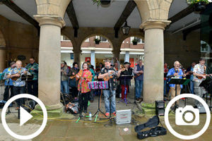 Supporting image for story: Big Busk fun draws talent in to Shrewsbury