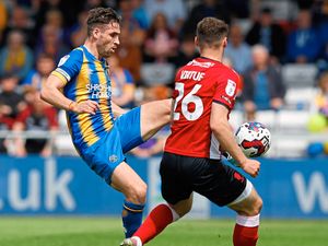 Supporting image for story: Fatherhood is helping Shrewsbury's Luke Leahy nurture his football career