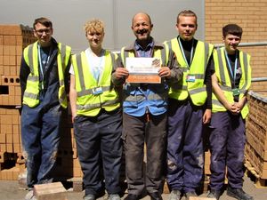Supporting image for story: Telford brick maker donates 12,000 bricks to help college students