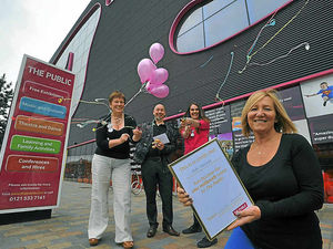 Supporting image for story: Delight for bosses as Pam is visitor number one million at The Public