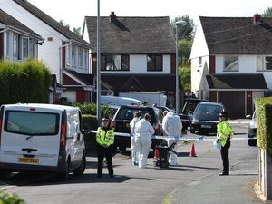 The scene in Trench, Telford. Photo: Joe Giddens.