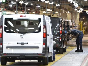 A van production line