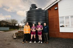 Newport Rugby Club has installed a new smart rainwater system to cut mains water use and ease pressure on local drains during heavy rain. Photo: Jamie Ricketts