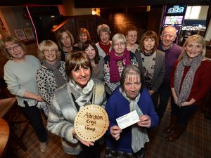 Supporting image for story: Crafters raise hundreds for dementia cafe