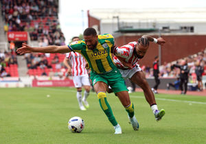 George Campbell in action for Albion against Stoke (Photo by Nathan Stirk/Getty Images)