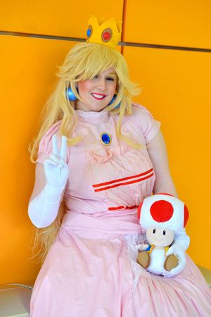 Stephanie Crewe from Newport as Princess Peach