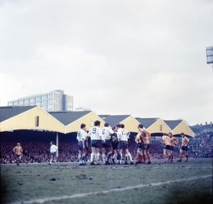 Wolves v Tottenham Hotspur on February 7, 1970.