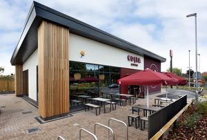 Ludlow's new Costa Coffee drive-through in Rocks Green