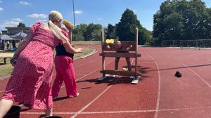 There were a variety of games enjoyed by the Cygnet Social Care services.