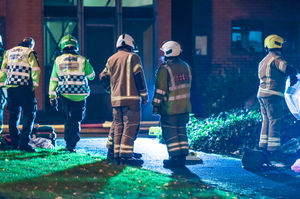 Emergency services at Granville Square, Birmingham. Photo: Snapper SK