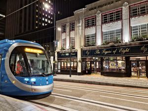 Supporting image for story: West Midlands Metro starts testing new route as first tram travels along Birmingham extension