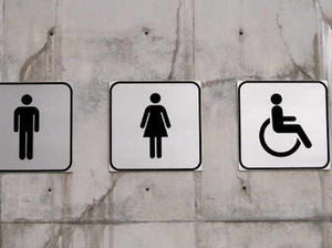 Supporting image for story: Crews release person from public toilet after they got stuck inside