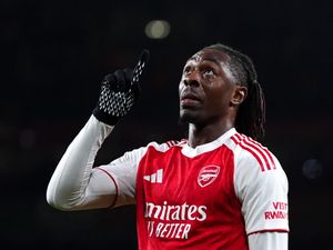 Supporting image for story: Eberechi Eze thunderbolt helps Arsenal reach Champions League quarter-finals