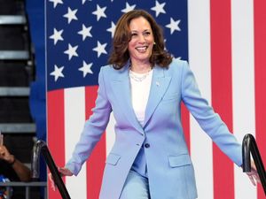 Supporting image for story: Kamala Harris officially secures Democratic presidential nomination